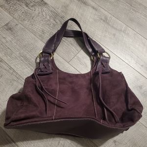 Purple Suade ANA handbag purse